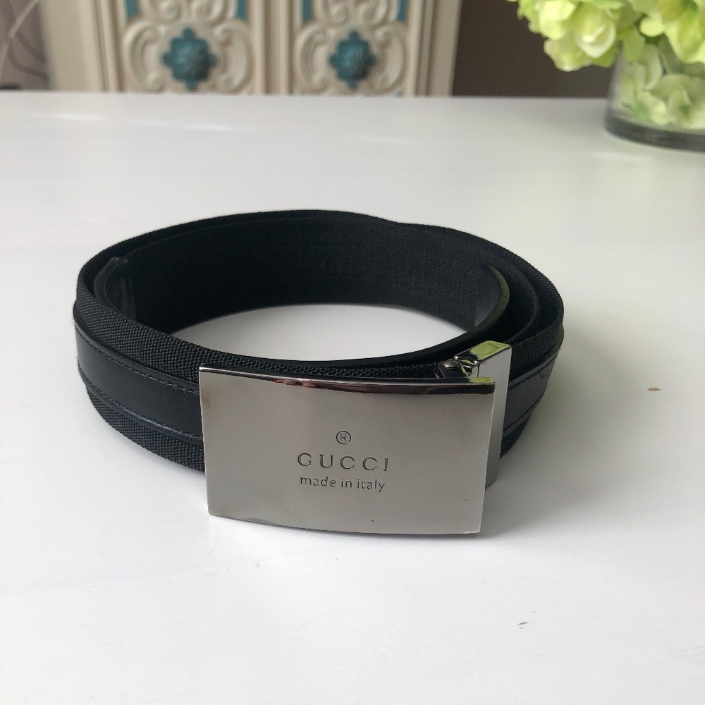 Black Gucci Belt